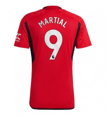 Maillot de foot Manchester United Anthony Martial #9 Domicile 2023-24 Manches Courte